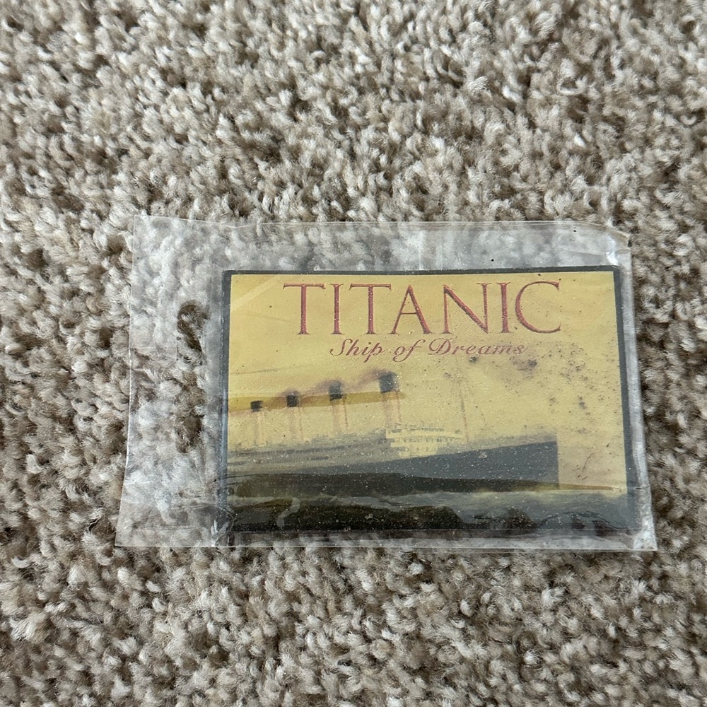 Vintage Titanic Ship Of Dreams Magnet